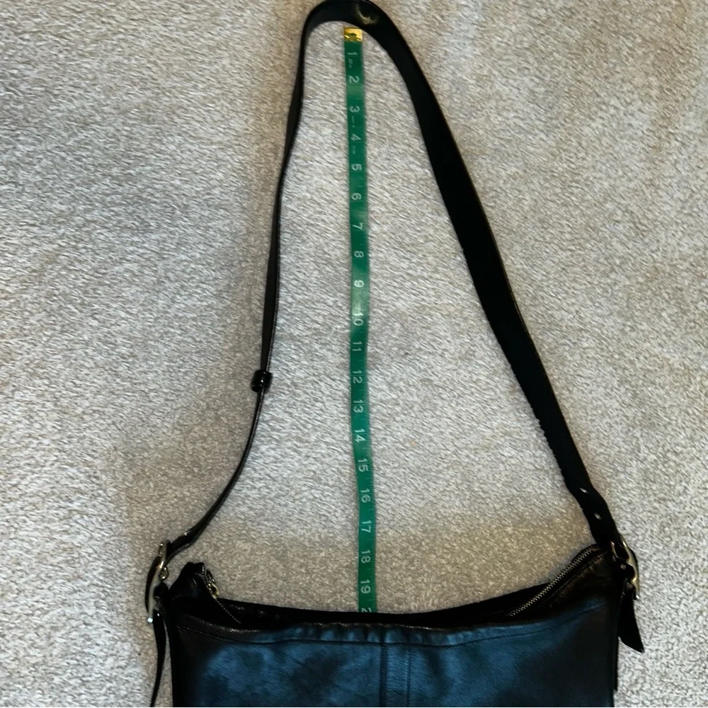 Coach Vintage Black Leather Satchel Bag
